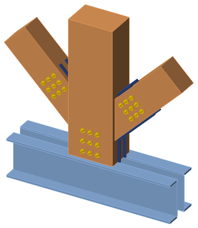 Conexiones acero-madera